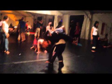 Ulli and Katya, contact dance. Ibiza festival 2014